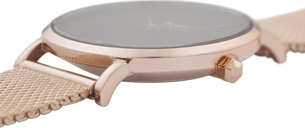 CLUSE Minuit Mesh Rose Gold Black/Rose gold