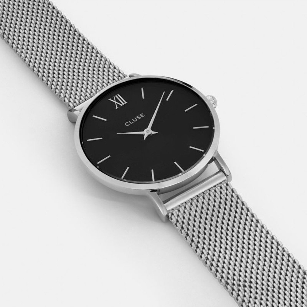 Μικρογραφία: CLUSE Minuit Mesh Silver Black/Black