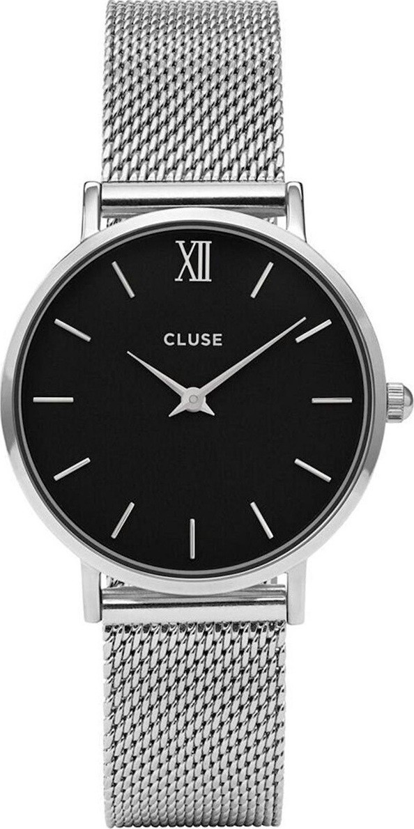 CLUSE Minuit Mesh Silver Black/Black