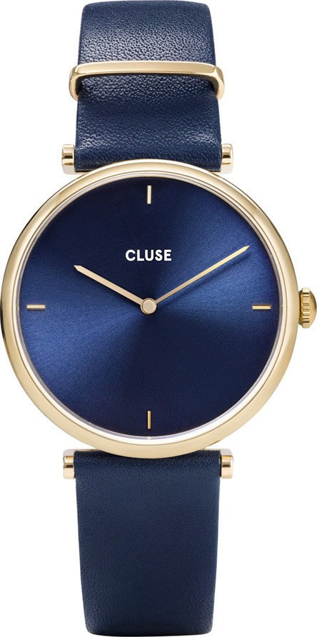 CLUSE Triomphe Blue Leather Strap