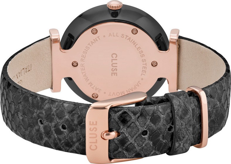 Μικρογραφία: CLUSE Triomphe Black Leather Strap