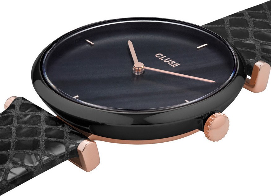 Μικρογραφία: CLUSE Triomphe Black Leather Strap