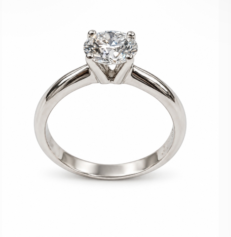 Δαχτυλίδι μονόπετρο Κ14 Lab Grown Diamond